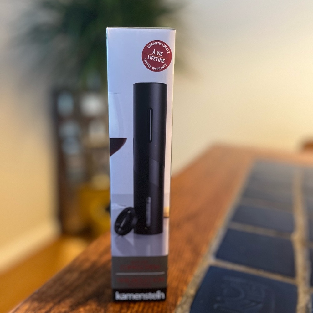 Kamenstein Electric Corkscrew - Black